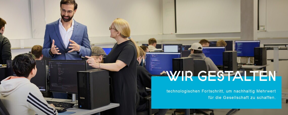 Professur "Wirtschaftsinformatik und Datenbanken mit dem Schwerpunkt IT-Venture-Design, Digital Enterprise und innovativer Lehre in Makerspace-Settings (W2)", 1. Bild